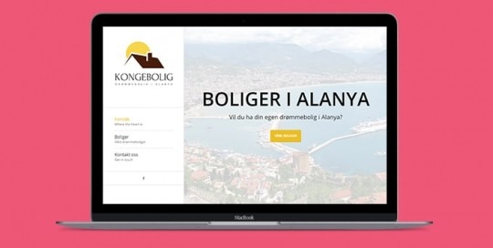 Lage hjemmeside for å selge boliger i utlandet